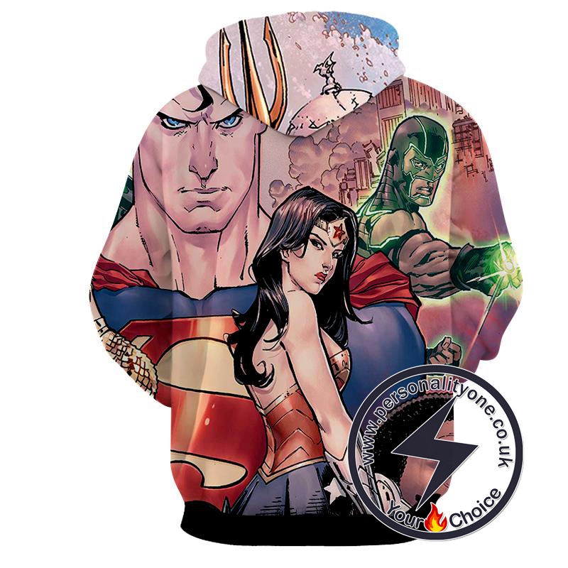 Justice League - Justice League 3D - Justice League Hoodies